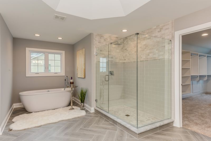 Open Bathroom Layout